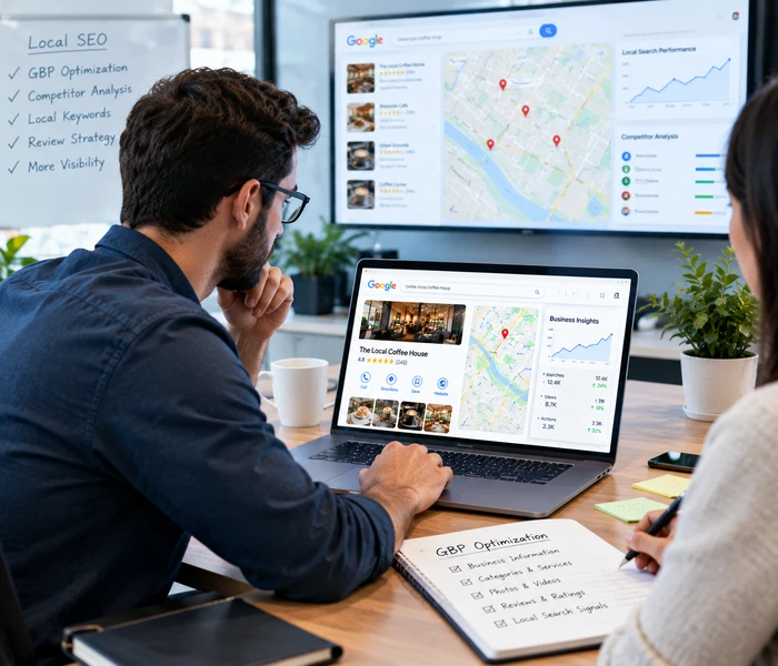 SEO team identifying clear Google Business Profile optimization priorities